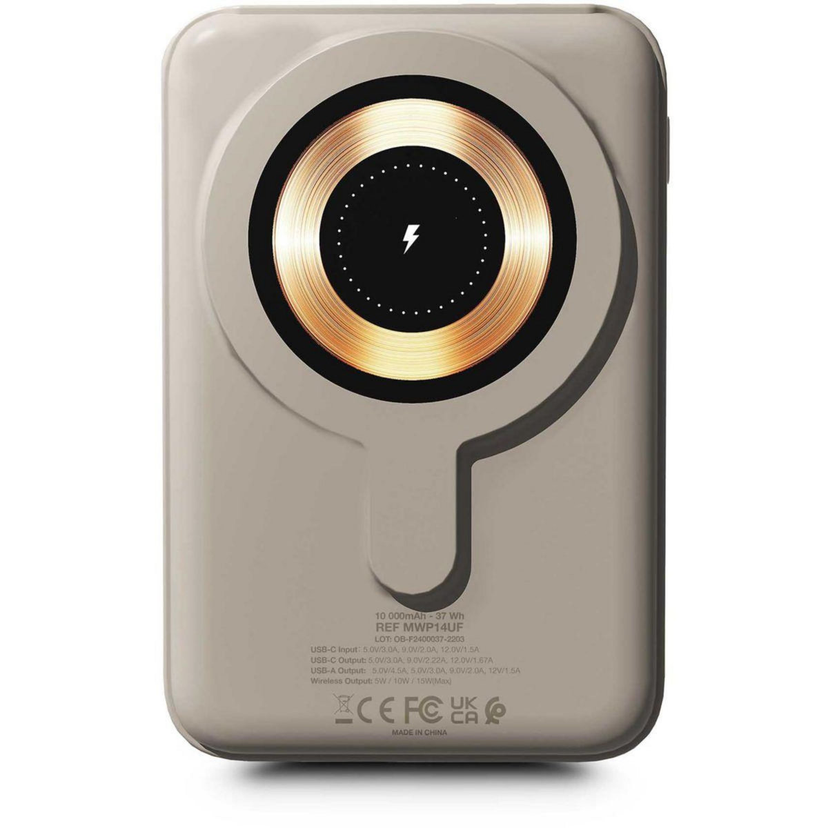 URBAN FACTORY Batterie externe 10 000 mAh MagSafe