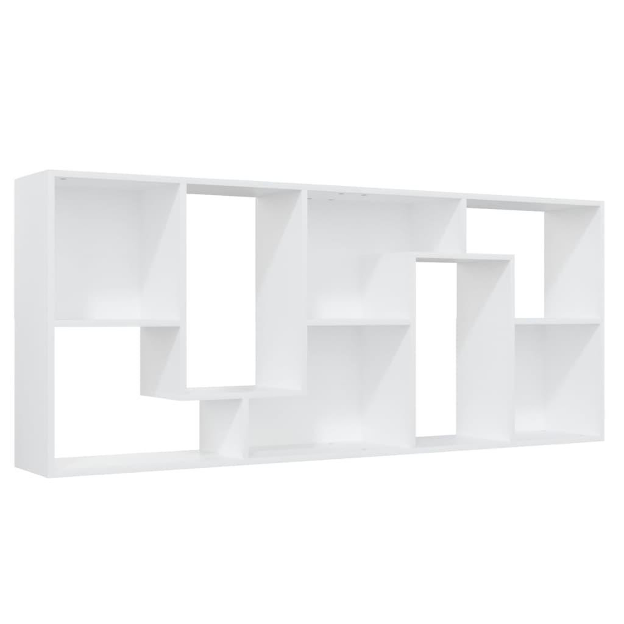 Voir la diapositive 5 : VIDAXL Bibliotheque Blanc 67x24x161 cm Bois d'ingenierie