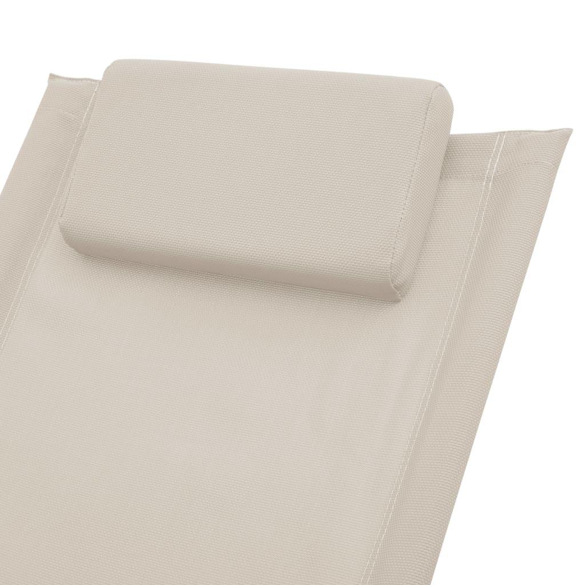 Voir la diapositive 5 : VIDAXL Chaise longue pour enfants Acier Creme