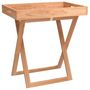 Voir la diapositive 2 : VIDAXL Table a plateau pliante 52x36x56,5 cm Bois massif de noyer
