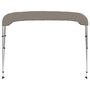 Voir la diapositive 4 : VIDAXL Auvent bimini a 3 arceaux gris 183x160x137 cm