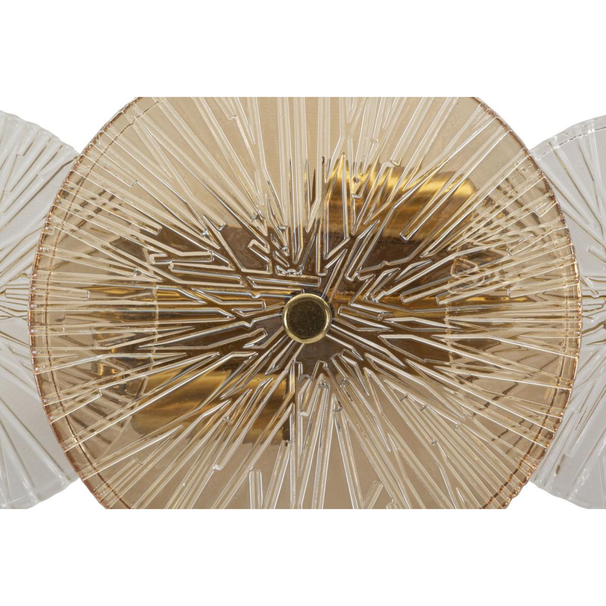 Voir la diapositive 4 : Paris Prix Lampe Murale  Osaka  42cm Or & Transparent
