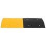 Voir la diapositive 2 : VIDAXL Ralentisseur Jaune et noir 97x32,5x4 cm Caoutchouc