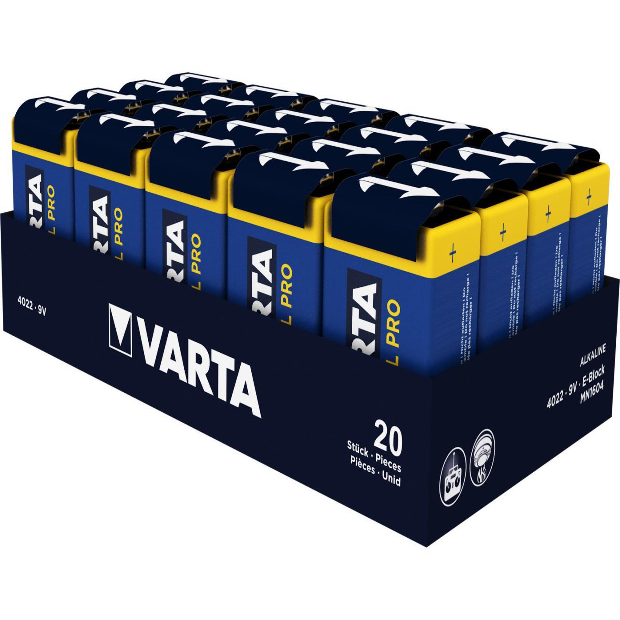 Voir la diapositive 2 : Varta Varta 04022211111 Batterie à usage unique 9V Alcaline
