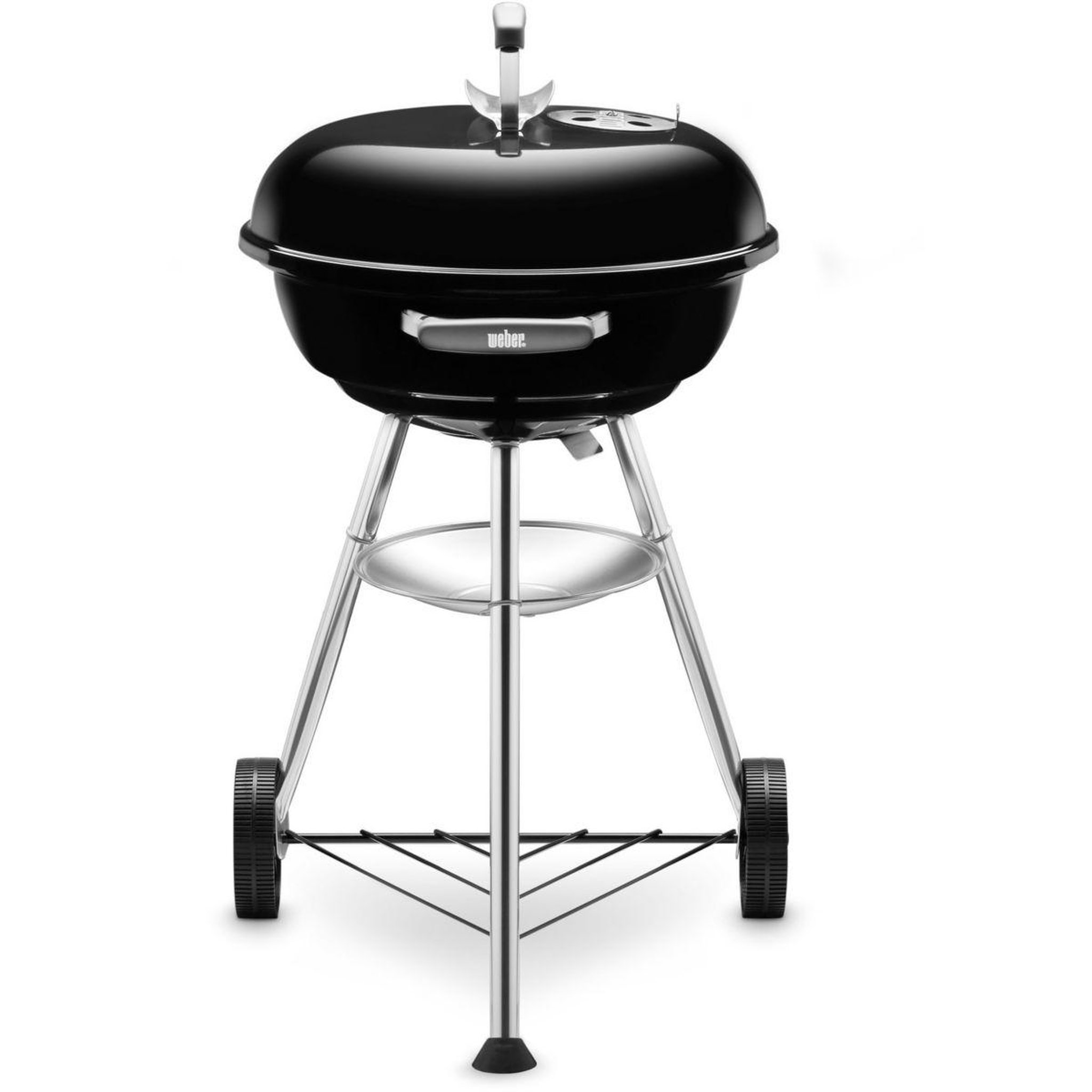 Voir la diapositive 2 : Weber Barbecue charbon Compact Kettle black sur pieds 47 cm