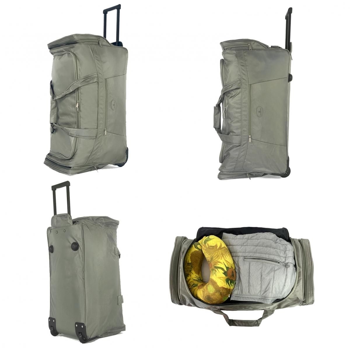 David Jones Sac de voyage avec roulettes 72L  64cm