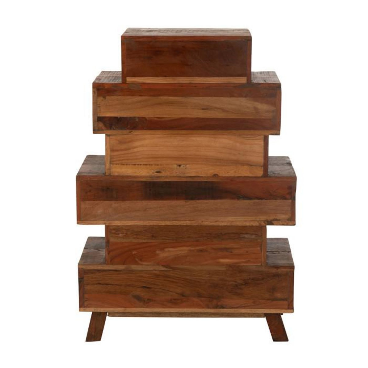 Paris Prix Commode 8 Tiroirs en Bois  Vinto  109cm Naturel