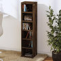 Voir la diapositive 3 : VIDAXL Armoire a CD Chene fume 21x20x88 cm Bois d'ingenierie