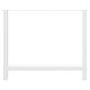 Voir la diapositive 5 : VIDAXL Pieds de table basse blanc 2 pcs 90x(72-73) cm acier
