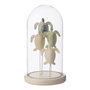 Voir la diapositive 1 : Paris Prix Cloche Déco en Verre  Turtle  26cm Multicolore