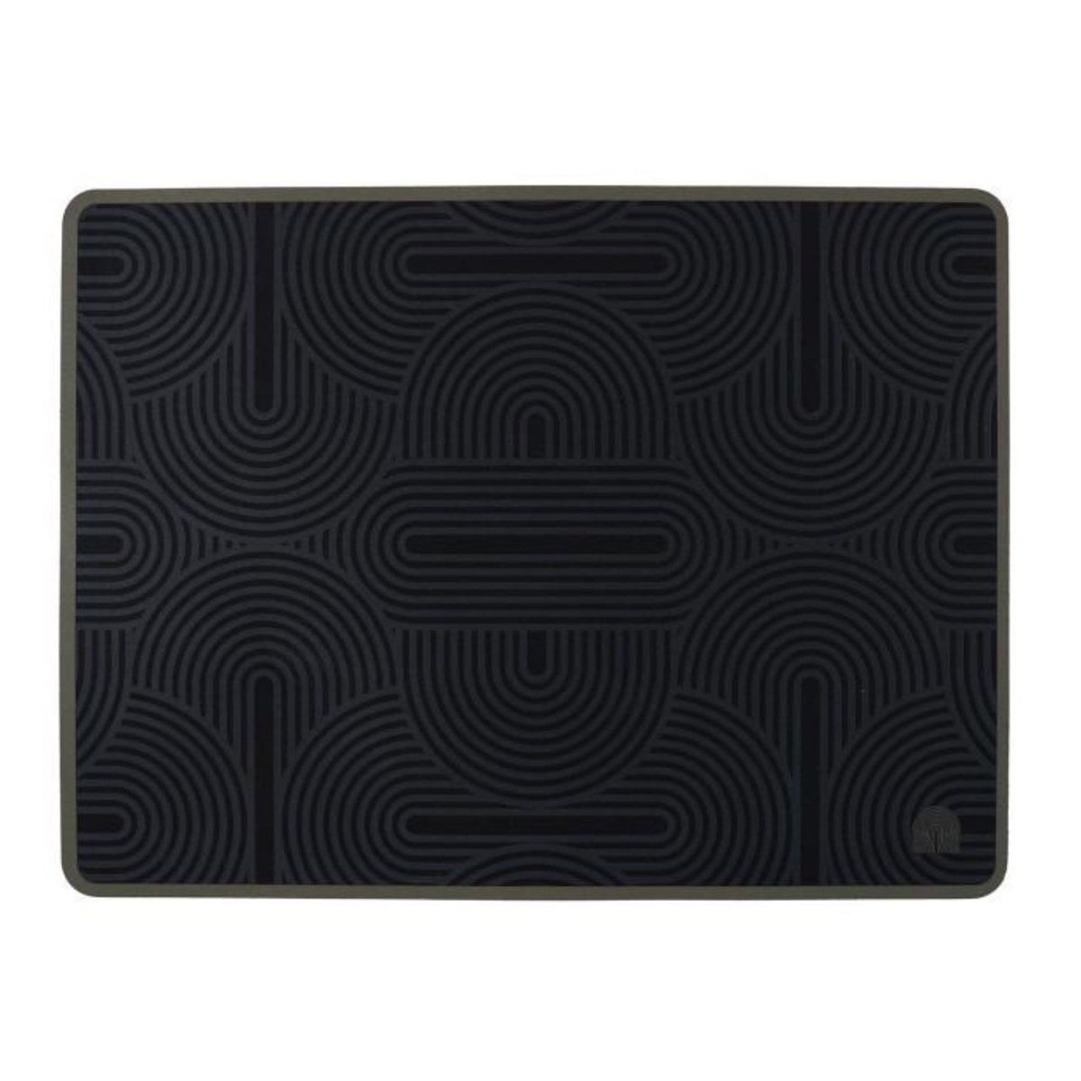 Paris Prix Set de Table Imprimé  Lounge  30x40cm Noir