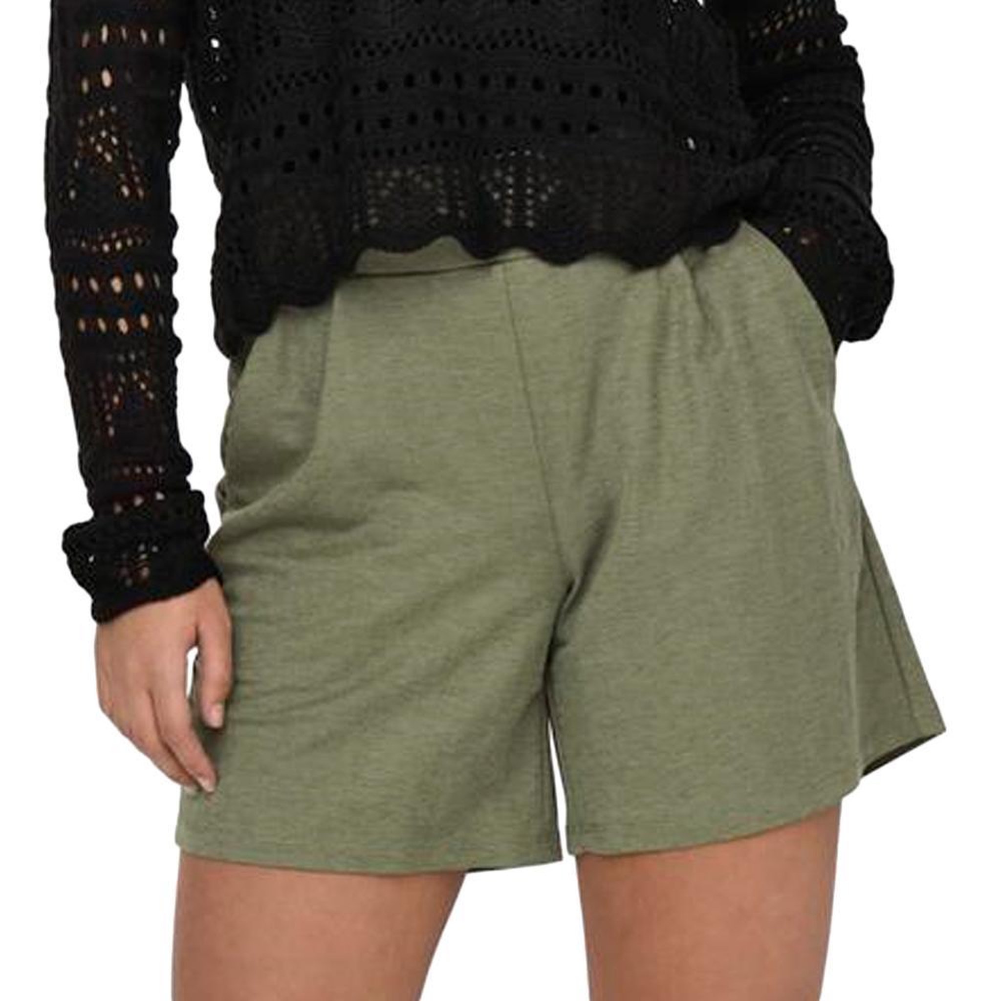 JACQUELINE DE YONG Short Kaki Femme JDY Geggo. Coloris disponibles : Vert