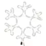 VIDAXL Figure de flocon de neige de Noël et 48 LED Blanc chaud 27x27cm
