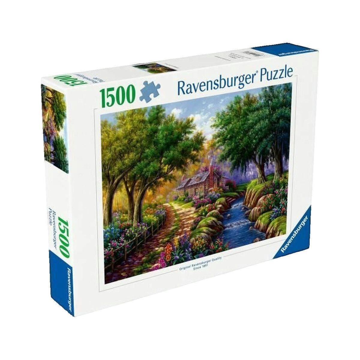 RAVENSBURGER Puzzle Ravensburger Cottage au bord de la rivière 1500 pièces