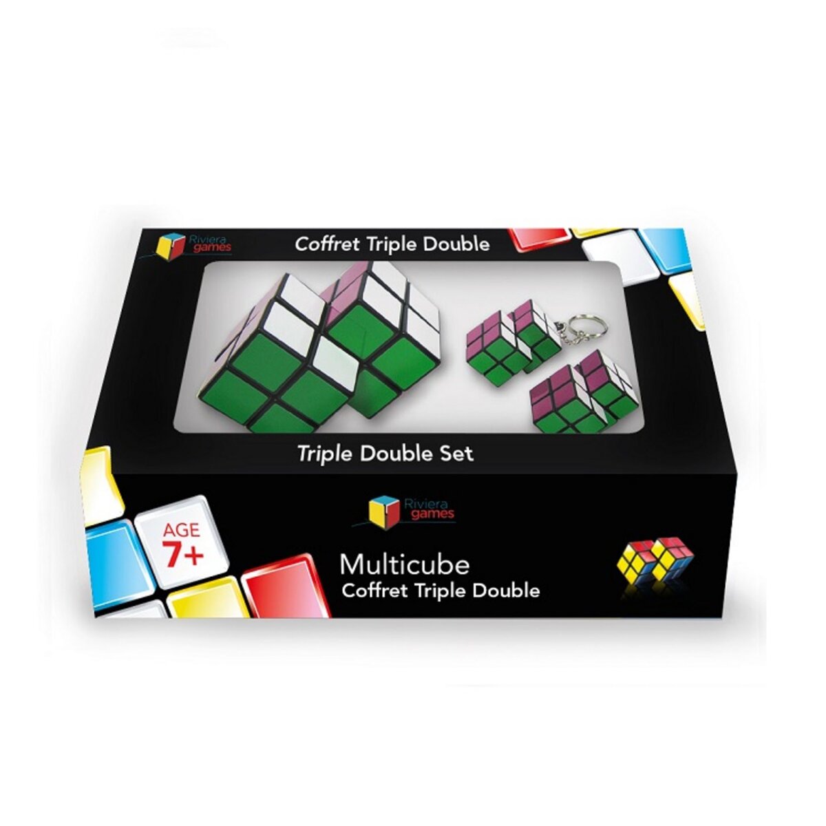 Porte-Clés cube double Riviera Games - Casse-tête - Achat & prix