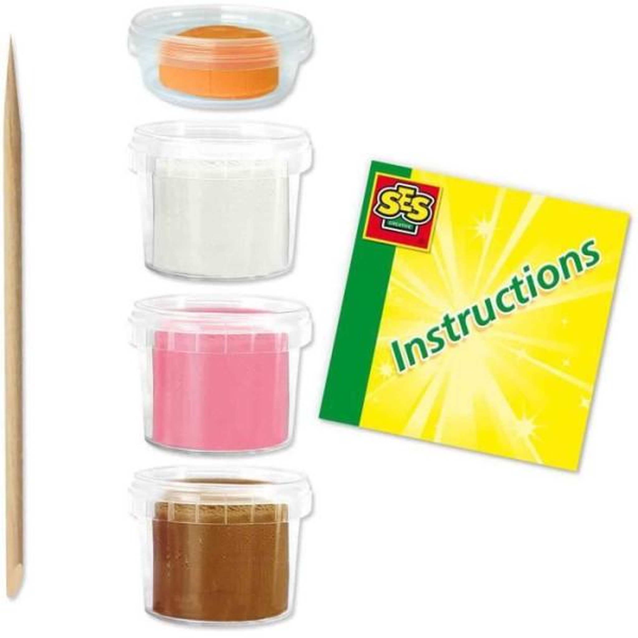 Voir la diapositive 5 : SES Creative Pâte a modeler FunDo - Animaux de la ferme (3x90gr-1x40gr) - SES CREATIVE - Interactive pour les jeunes enfants.