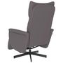 Voir la diapositive 5 : VIDAXL Fauteuil inclinable de massage repose-pieds gris similicuir