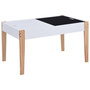 Voir la diapositive 4 : VIDAXL Ensemble de table et chaises pour enfants 3 pcs Noir et blanc