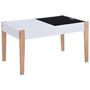 Voir la diapositive 4 : VIDAXL Ensemble de table et chaises pour enfants 3 pcs Noir et blanc