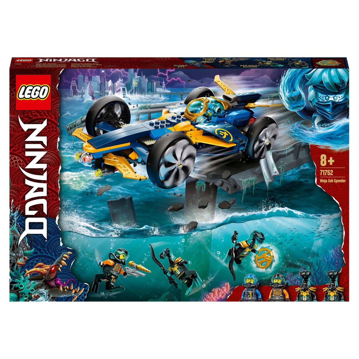 LEGO NINJAGO 71752 - Le bolide ninja sous-marin