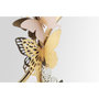 Voir la diapositive 3 : Paris Prix Double Miroir Mural Design  Butterfly  81cm Or & Rose