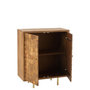 Voir la diapositive 2 : Paris Prix Armoire 2 Portes sur Pied  Nino  104cm Naturel