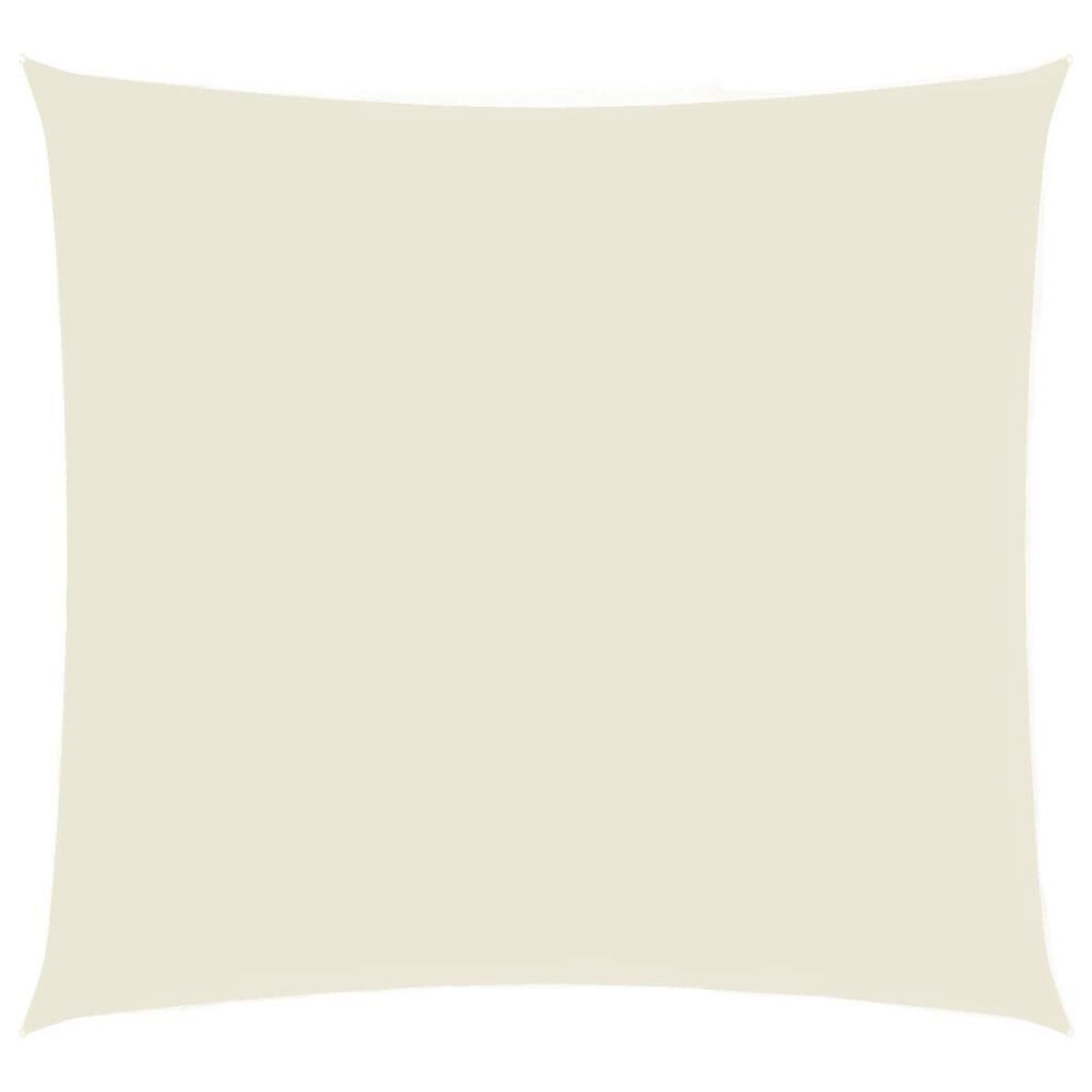 VIDAXL Parasol en tissu oxford carre 3,6 x 3,6 m creme