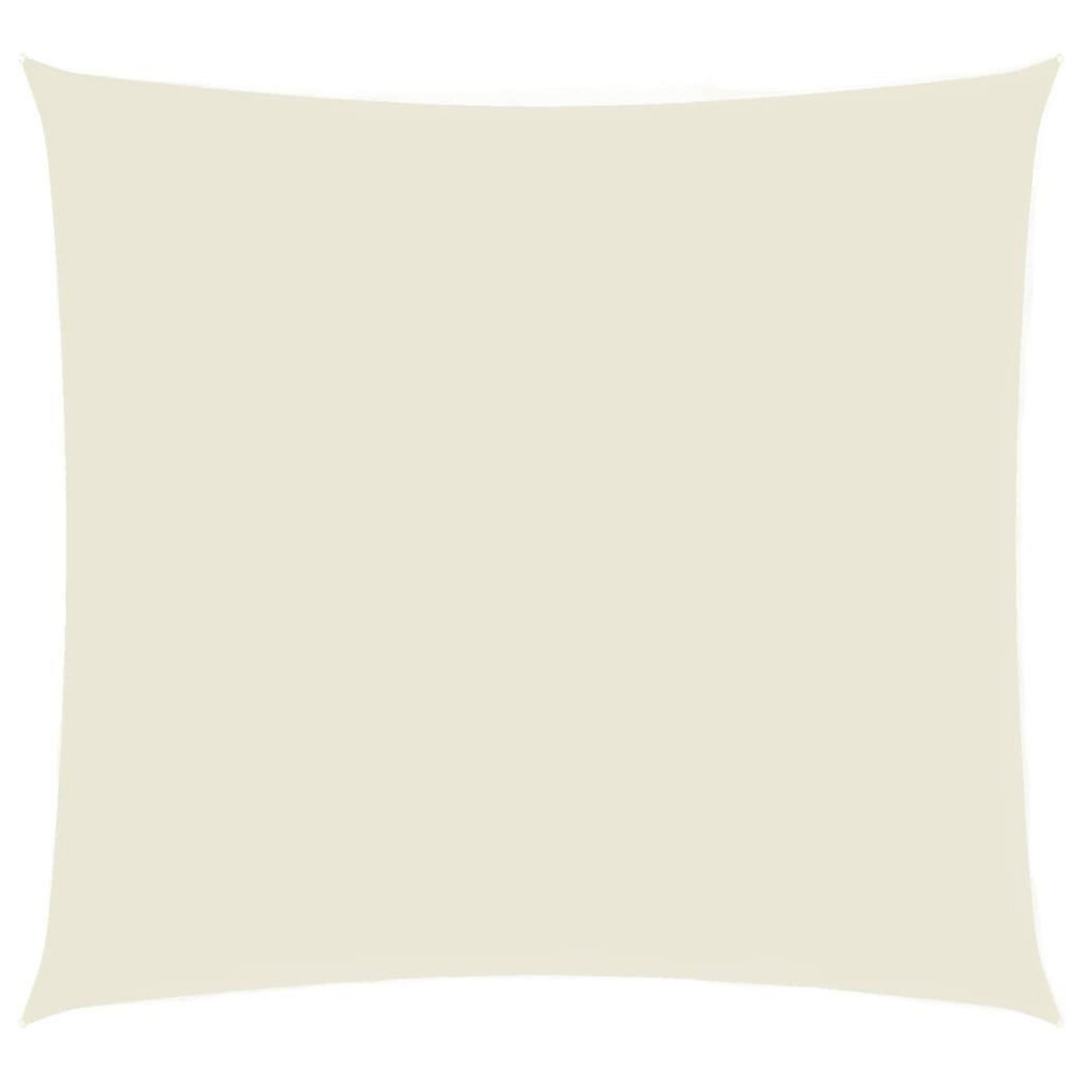 VIDAXL Parasol en tissu oxford carre 3,6 x 3,6 m creme