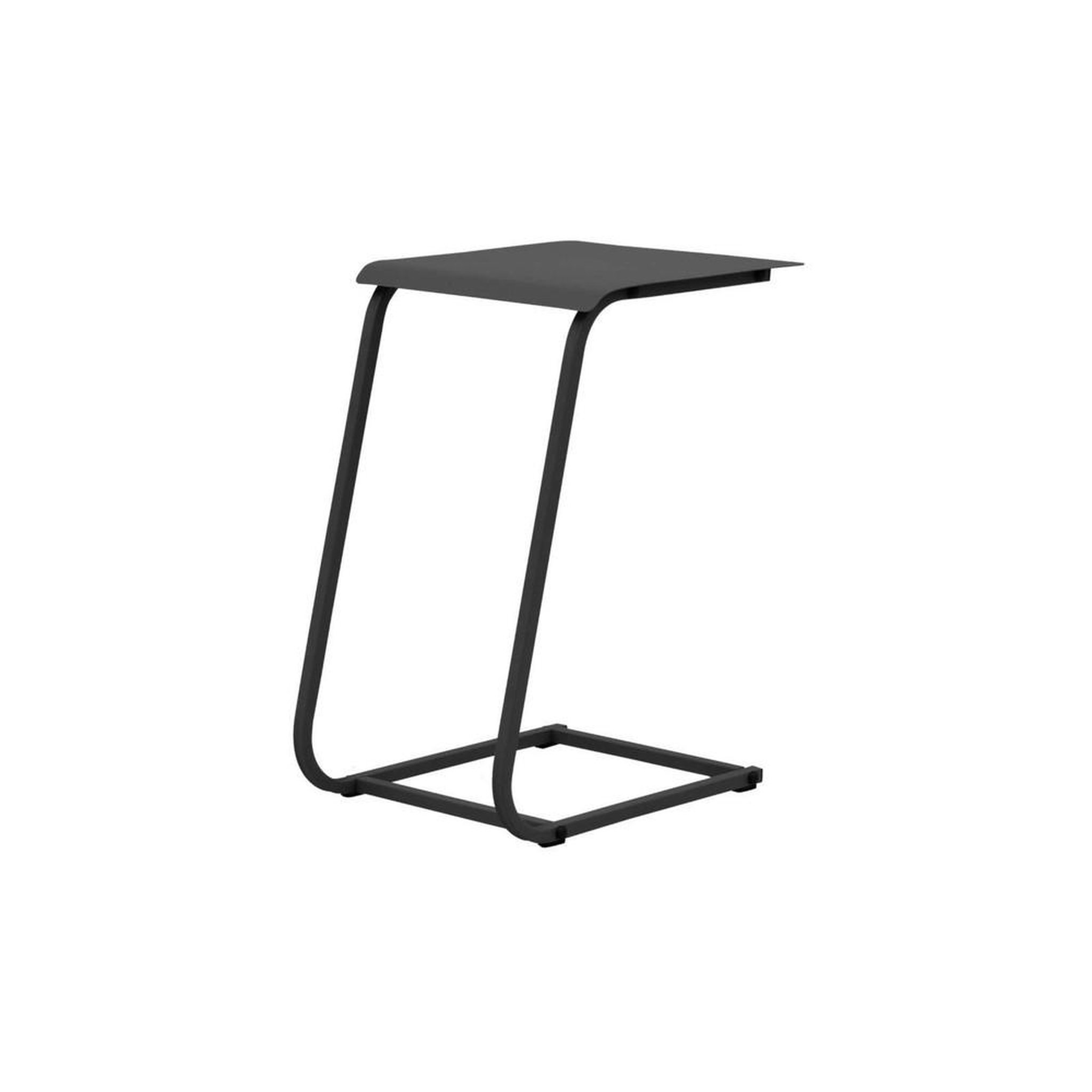 Proloisirs Table basse de jardin Violette II en acier 35 x 52 x 48 cm - graphite