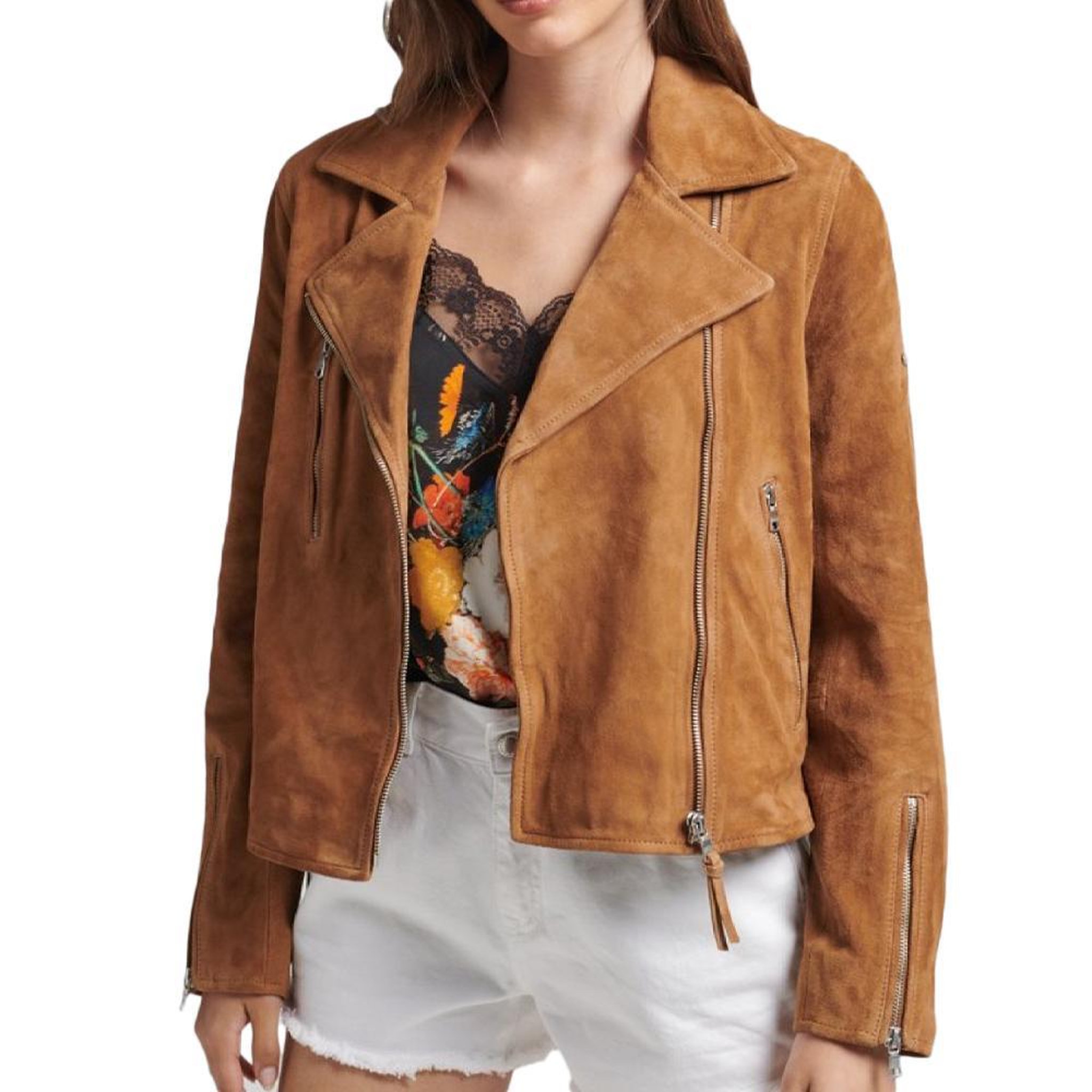 Voir la diapositive 1 : SUPERDRY Veste marron femme superdry w5011468a