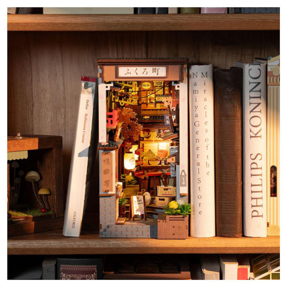 ROBOTIME Maquette DIY Sakura Wine Alley - Serre-livre