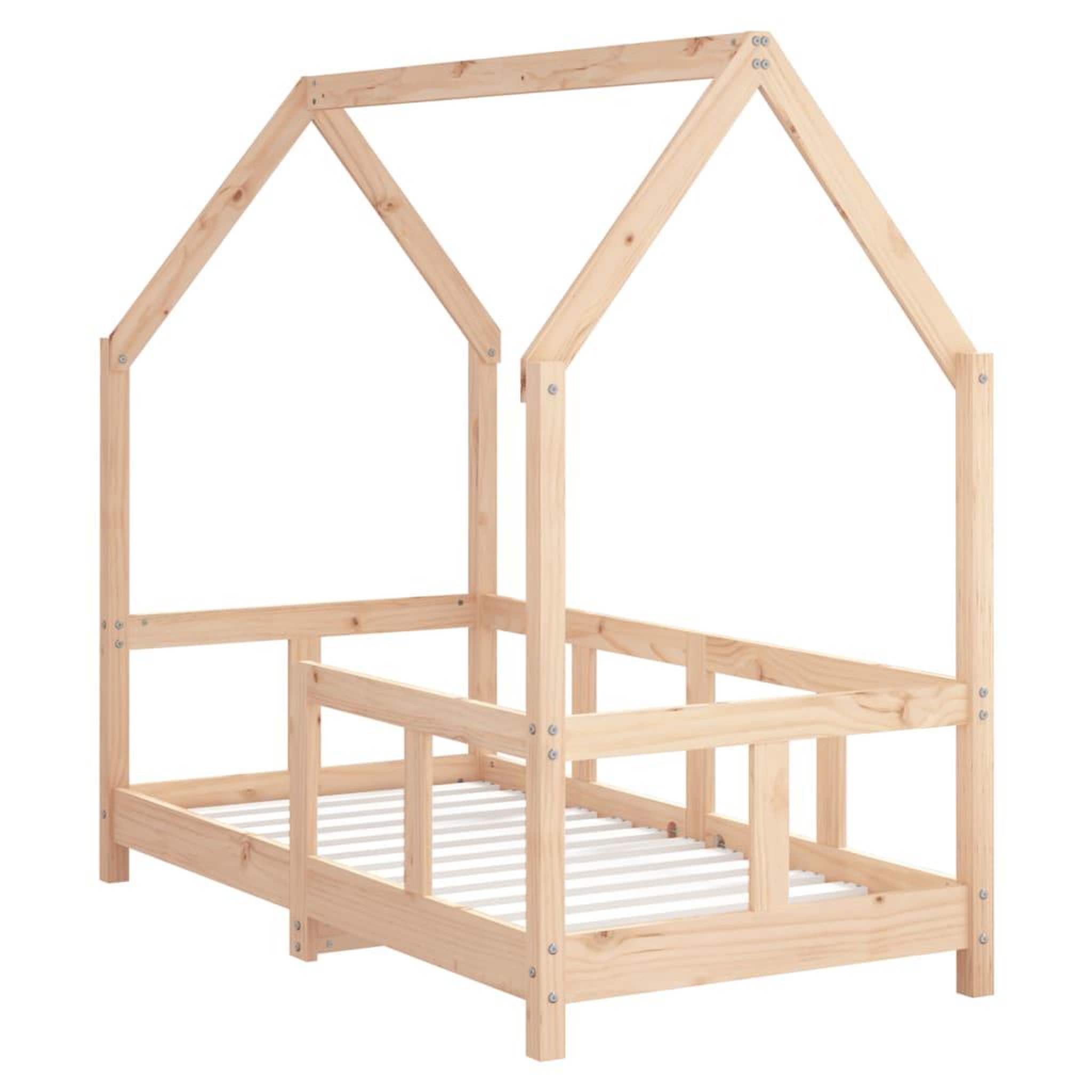 Voir la diapositive 3 : VIDAXL Cadre de lit pour enfant 70x140 cm bois de pin massif