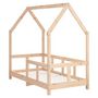 Voir la diapositive 3 : VIDAXL Cadre de lit pour enfant 70x140 cm bois de pin massif
