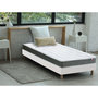 Voir la diapositive 2 : IDLITERIE Ensemble matelas mémoire de forme + sommier + oreiller + couette - fabrication 100% française - matelas bi-confort