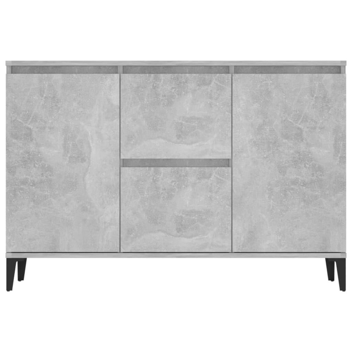 VIDAXL Buffet gris beton 104x35x70 cm bois d'ingenierie