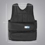 Voir la diapositive 2 : HOMCOM Gilet lesté réglable veste lestée 20 Kg max. poids amovibles entrainement musculation exercice boxe oxford noir