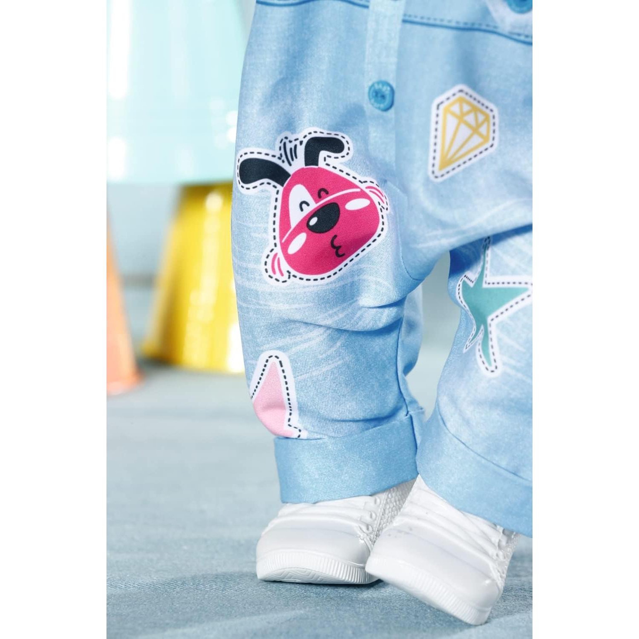 Voir la diapositive 5 : Zapf Creation Baby born Deluxe Combinaison en jean pour poupée 43cm