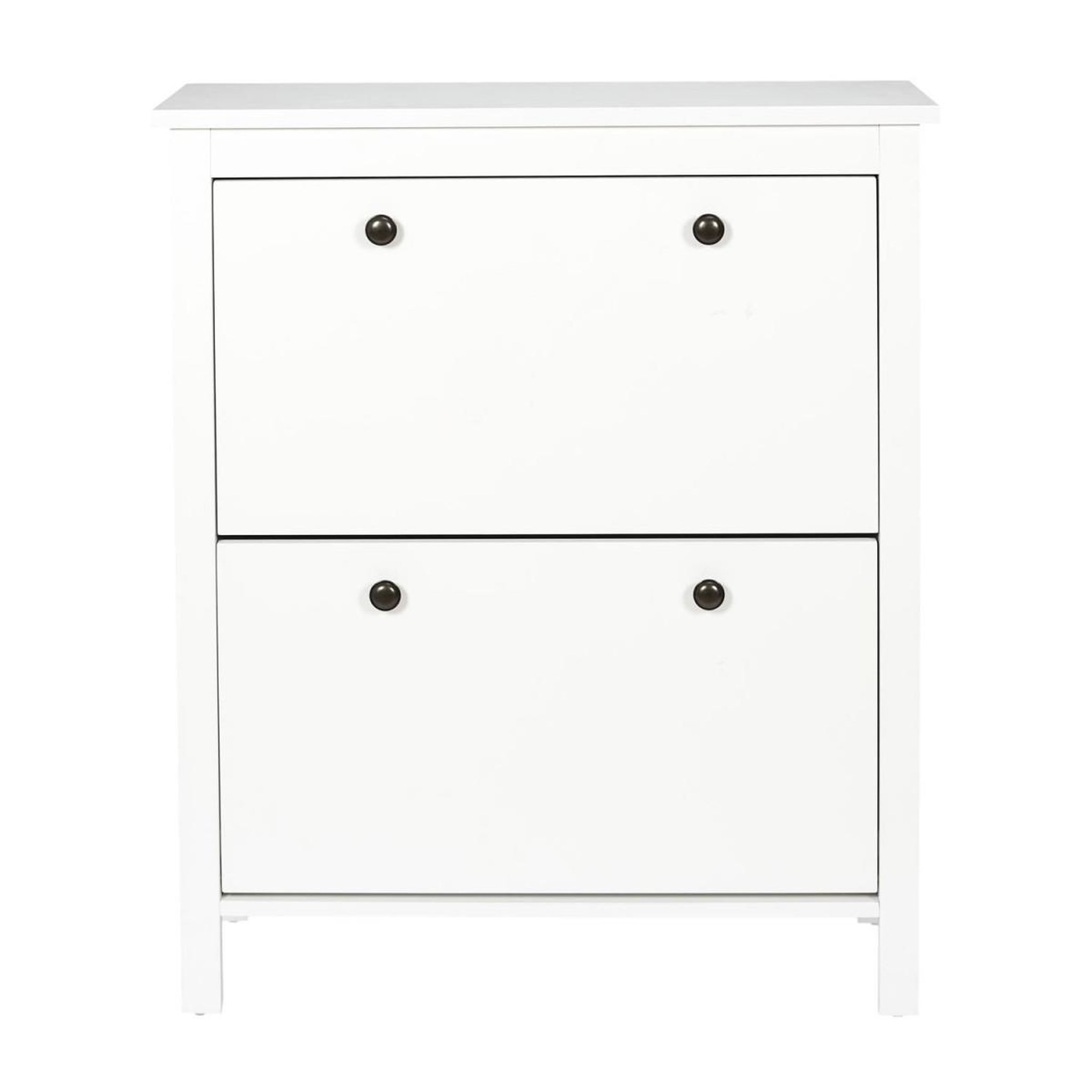 Voir la diapositive 2 : The Home Deco Factory Meuble à chaussures  elisabeth  92cm blanc