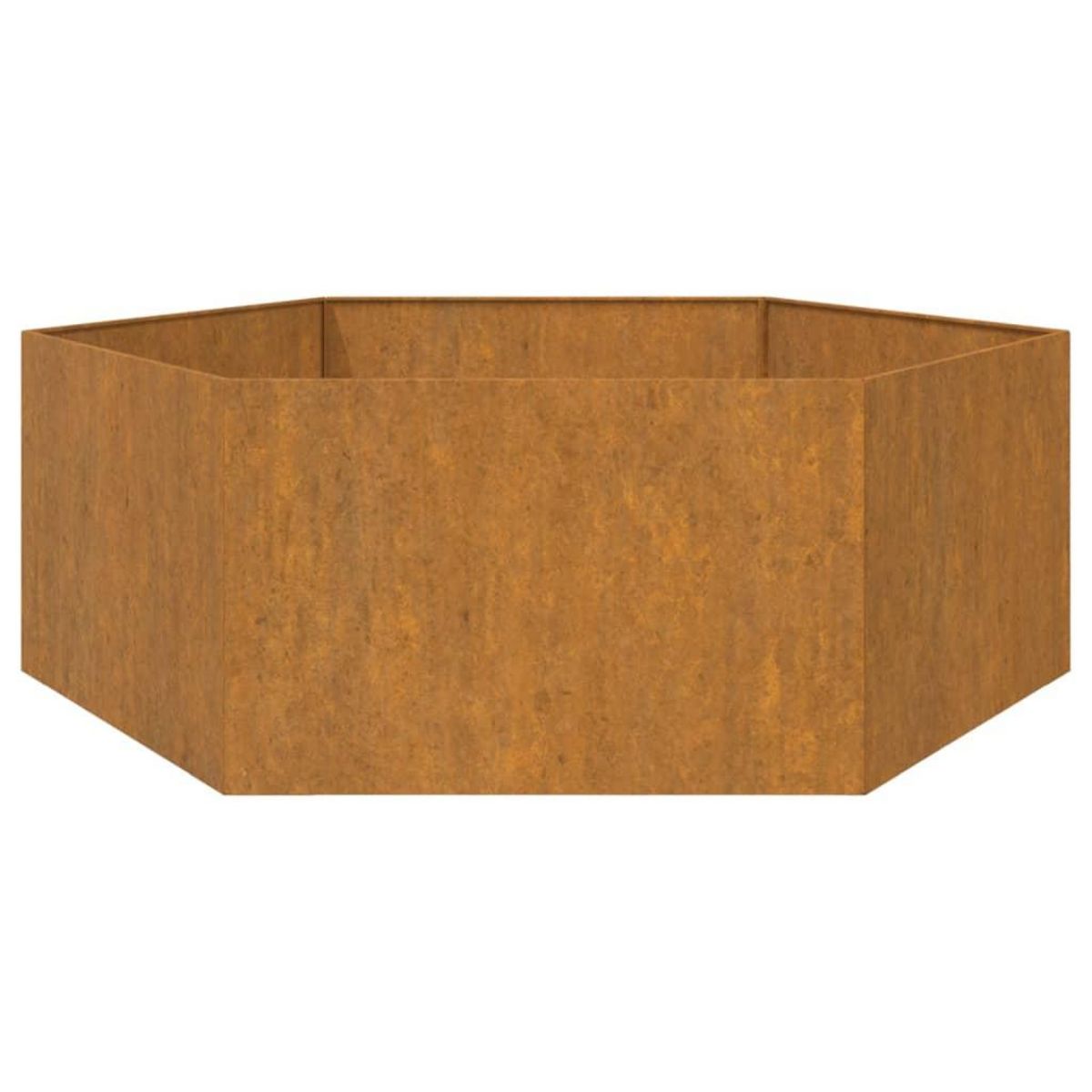 VIDAXL Jardiniere Rouille 138x120x45 cm Acier corten