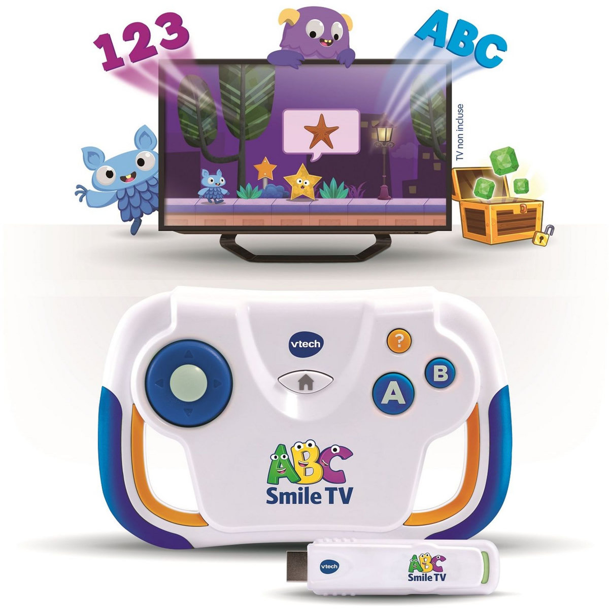 VTECH Ma première console TV éducative ABC smile TV