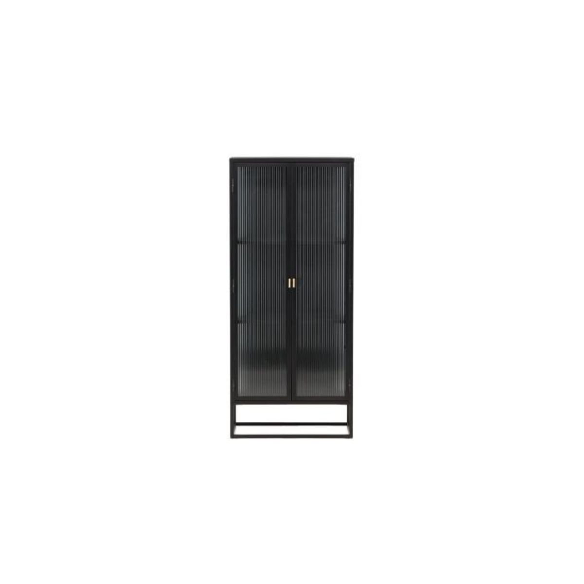 Paris Prix Vitrine 2 Portes Design  Garis  160cm Noir