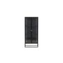 Voir la diapositive 2 : Paris Prix Vitrine 2 Portes Design  Garis  160cm Noir