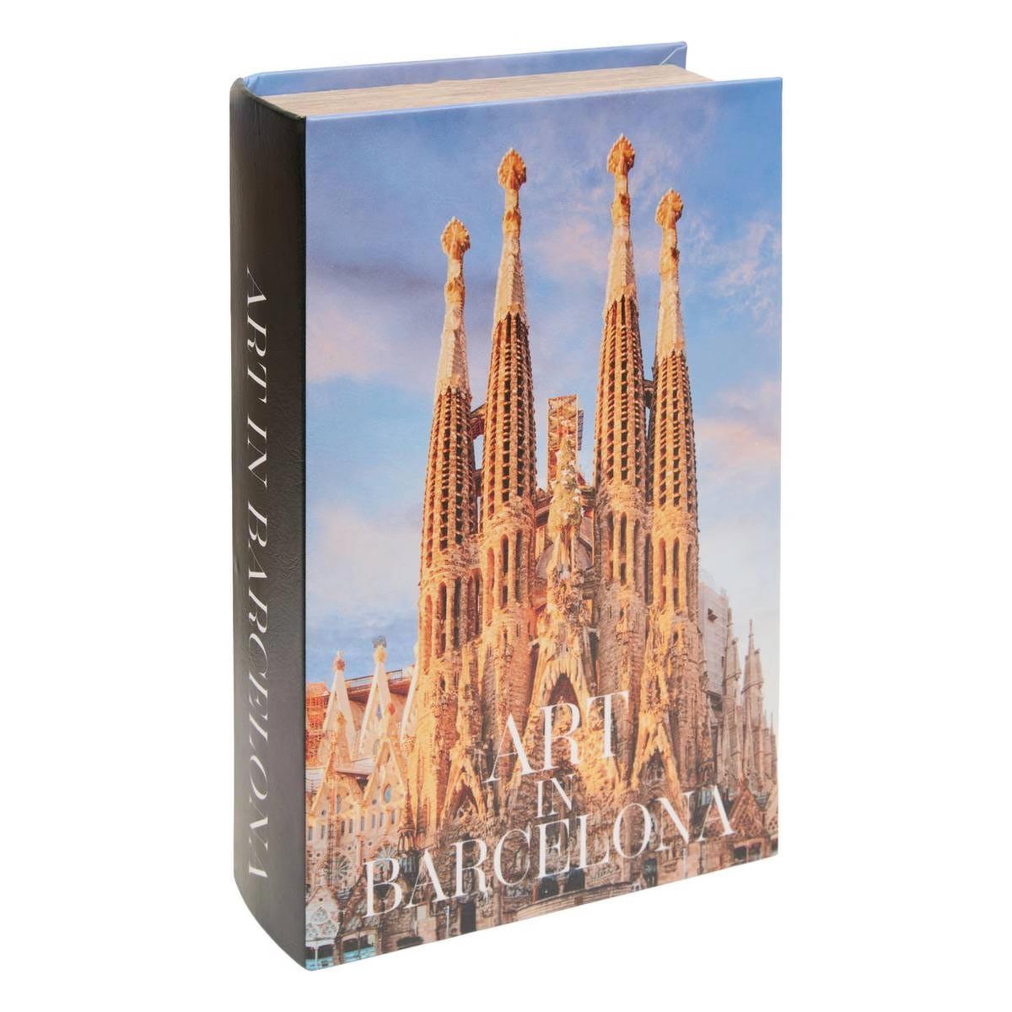 ATMOSPHERA Boîte déco livre barcelone  josh  27cm multicolore
