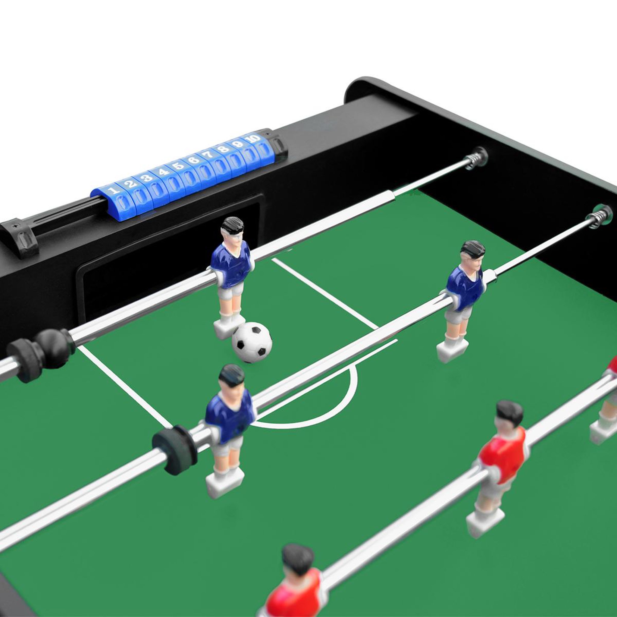 Voir la diapositive 5 : MISTER BABYFOOT Baby foot pliable en bois noir - Zizou