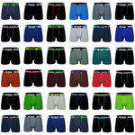 FREEGUN Pack Surprise de 5 Boxers homme en coton. Coloris disponibles : Noir
