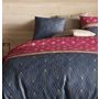 Voir la diapositive 2 : ATELIER DU COTON Parure housse de couette 100%coton 57fils lily