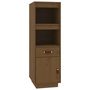 Voir la diapositive 2 : VIDAXL Buffet haut Marron miel 34x40x108,5 cm Bois massif de pin