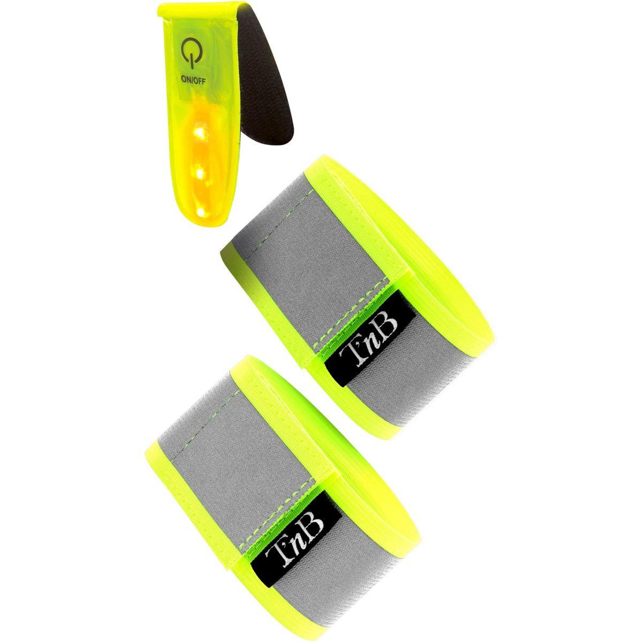 TNB Bande réfléchissante pack 2 brassard & clip reflechissan