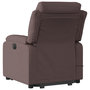 Voir la diapositive 5 : VIDAXL Fauteuil inclinable de massage Marron fonce Tissu