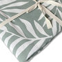 Voir la diapositive 4 : FUTURE HOME Lot nappe rectangle + 4 serviettes de table déperlante feuillage 140x240cm VERA